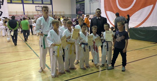 Udany występ naszych zawodników na VI Ogólnopolskim Turnieju Karate Kyokushin o Puchar Prezydenta Miasta Ciechanów.